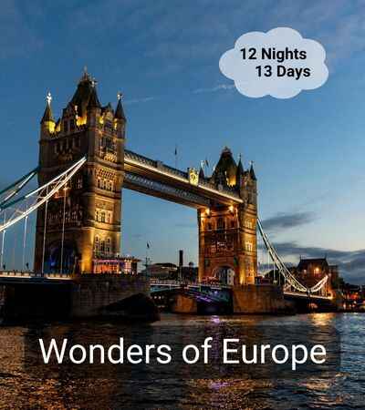 Europe tour packages from Delhi